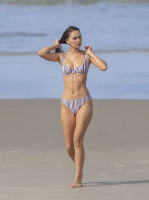 Gabriella Brooks - Wearing Stripped bikini in Byron Bay, 5/13/2020