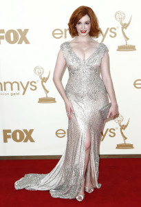 arrives at the 63rd Primetime Emmy Awards on Sunday, Sept. 18, 2011 in Los Angeles. (AP Photo/Matt S