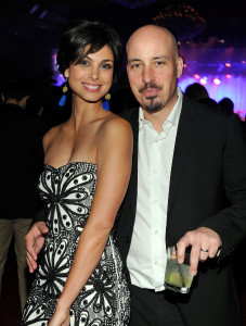 LOS ANGELES, CA - MARCH 15:  Actress Morena Baccarin (L) and director Austin Chick attend UNICEF Pla